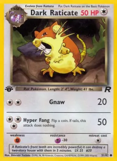 Dark Raticate, Team Rocket 51/82