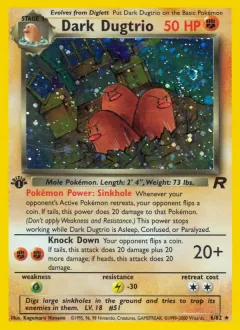 Dark Dugtrio, Team Rocket 6/82