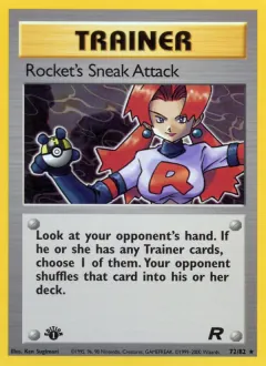 Rocket's Sneak Attack, Team Rocket 72/82
