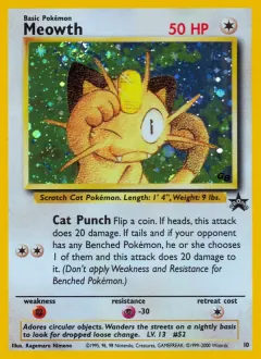Meowth, Wizards Black Star Promos 10/53