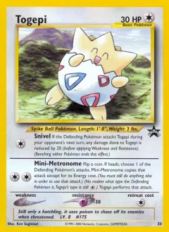 Togepi, Wizards Black Star Promos 30/53