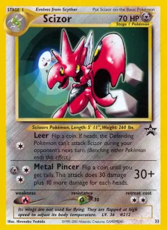 Scizor, Wizards Black Star Promos 33/53