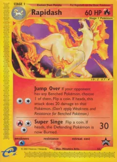 Rapidash, Wizards Black Star Promos 51/53