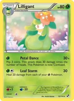 Lilligant, Black & White 10/114