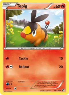 Tepig, Black & White 15/114