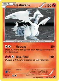 Reshiram, Black & White 26/114