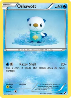 Oshawott, Black & White 28/114