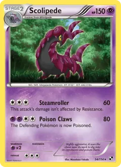 Scolipede, Black & White 54/114