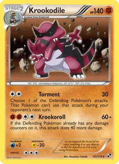 Krookodile, Black & White 65/114