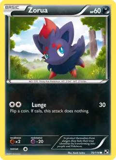 Zorua, Black & White 70/114
