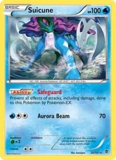Suicune, Plasma Blast 20/101