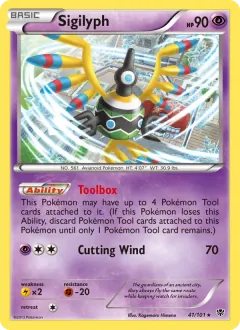Sigilyph, Plasma Blast 41/101