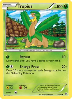 Tropius, Plasma Blast 5/101