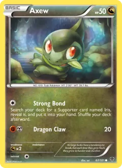 Axew, Plasma Blast 67/101