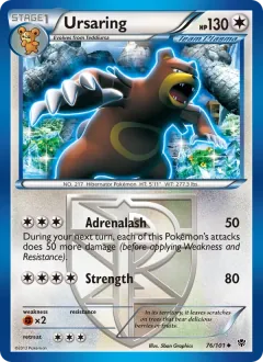 Ursaring, Plasma Blast 76/101
