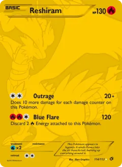 Reshiram, Legendary Treasures 114/113