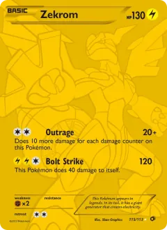 Zekrom, Legendary Treasures 115/113
