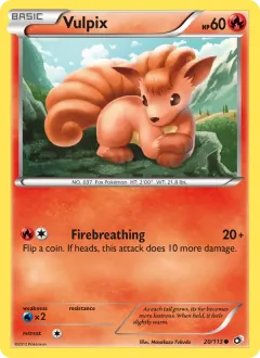 Vulpix, Legendary Treasures 20/113