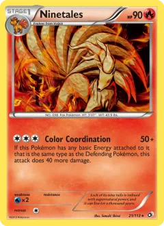 Ninetales, Legendary Treasures 21/113