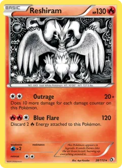 Reshiram, Legendary Treasures 28/113