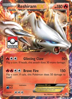 Reshiram-EX, Legendary Treasures 29/113