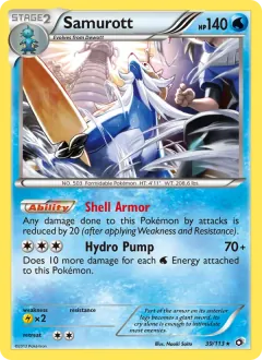 Samurott, Legendary Treasures 39/113