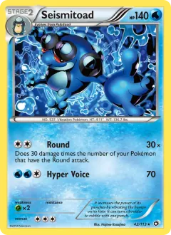 Seismitoad, Legendary Treasures 42/113