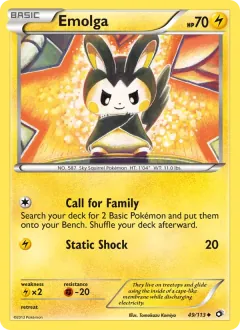 Emolga, Legendary Treasures 49/113