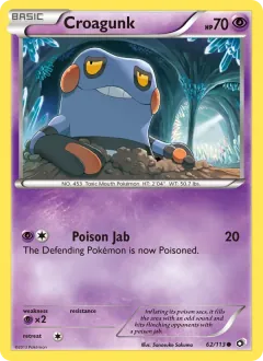 Croagunk, Legendary Treasures 62/113
