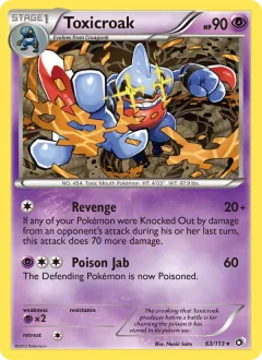 Toxicroak, Legendary Treasures 63/113