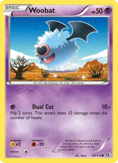Woobat, Legendary Treasures 64/113