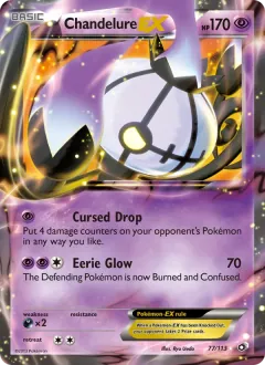Chandelure-EX, Legendary Treasures 77/113
