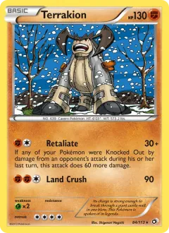 Terrakion, Legendary Treasures 84/113