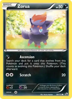 Zorua, Legendary Treasures 89/113
