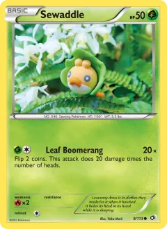 Sewaddle, Legendary Treasures 9/113
