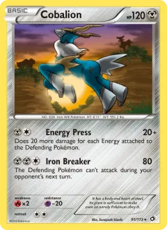 Cobalion, Legendary Treasures 91/113