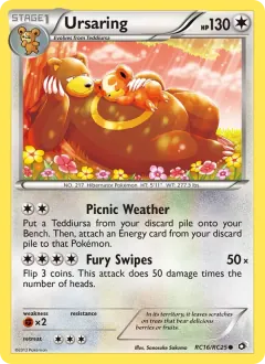 Ursaring, Legendary Treasures RC16/113