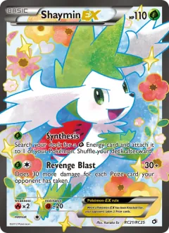 Shaymin-EX, Legendary Treasures RC21/113