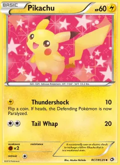Pikachu, Legendary Treasures RC7/113