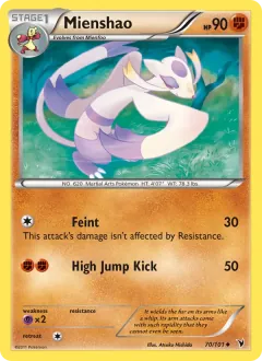 Mienshao, Noble Victories 70/101