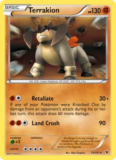 Terrakion, Noble Victories 73/101