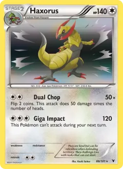 Haxorus, Noble Victories 88/101