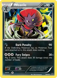 Weavile, Next Destinies 70/99