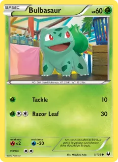 Bulbasaur, Dark Explorers 1/108