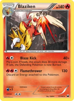 Blaziken, Dark Explorers 17/108
