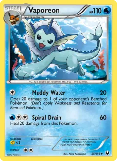 Vaporeon, Dark Explorers 25/108
