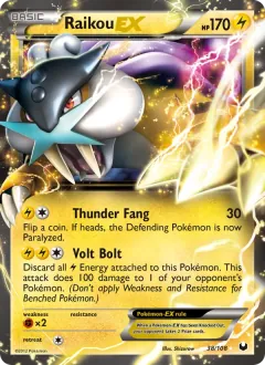 Raikou-EX, Dark Explorers 38/108