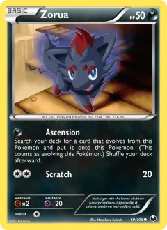 Zorua, Dark Explorers 69/108