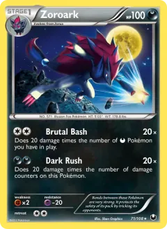 Zoroark, Dark Explorers 71/108