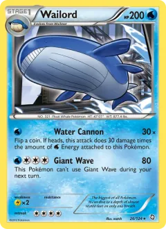 Wailord, Dragons Exalted 26/124